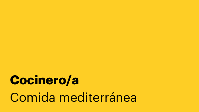 Cocinero/a