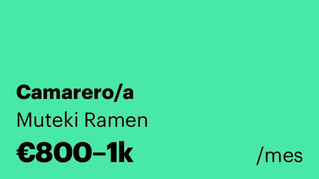 Camarero/a