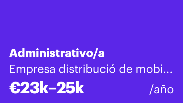Administrativo/a