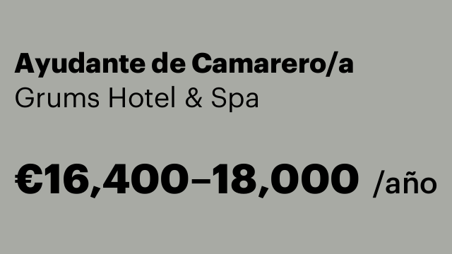 Ayudante de Camarero/a