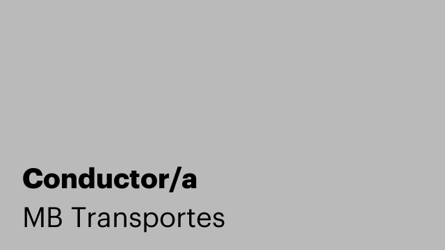 Conductor/a