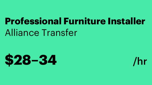 Professional Furniture Installer