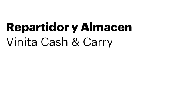 Repartidor y Almacen