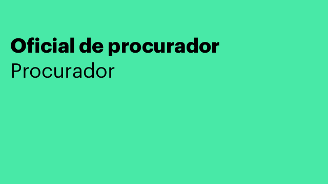 Oficial de procurador