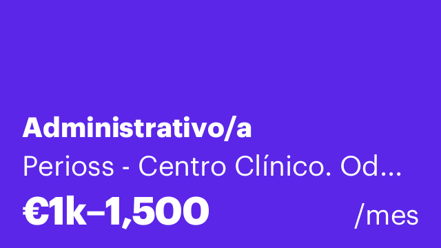 Administrativo/a