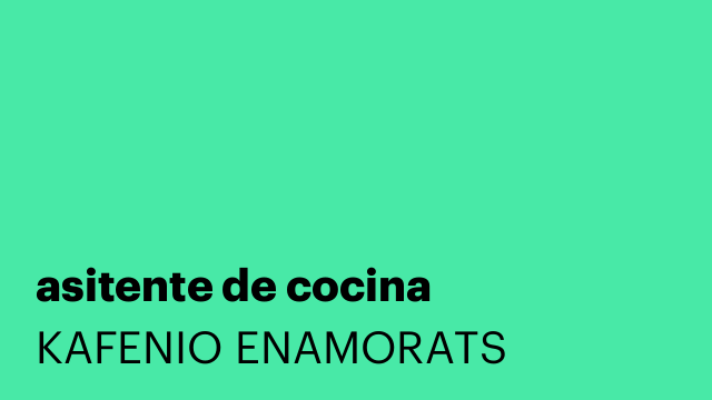 asitente de cocina