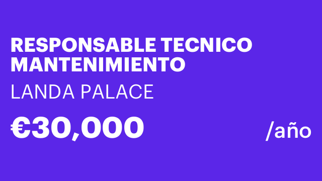 RESPONSABLE TECNICO MANTENIMIENTO