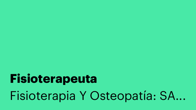 Fisioterapeuta