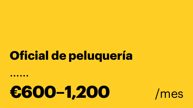 Oficial de peluquería