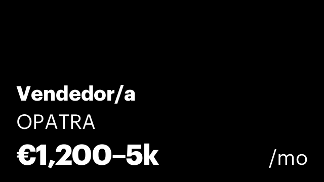 Vendedor/a