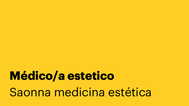 Médico/a estetico
