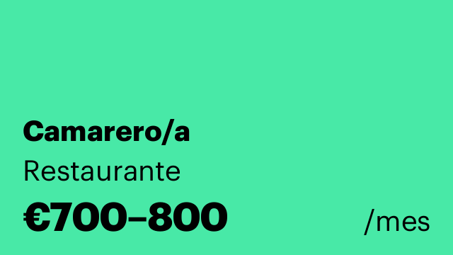 Camarero/a
