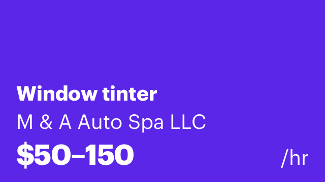 Window tinter