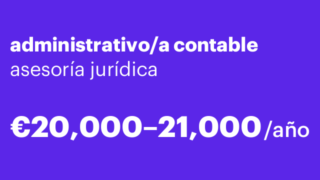 administrativo/a contable