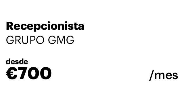 Recepcionista