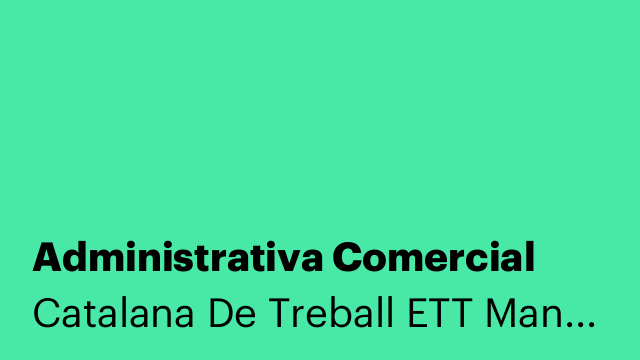 Administrativa Comercial