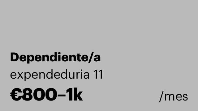 Dependiente/a