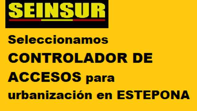 Controlador/a de Accesos