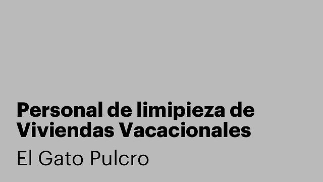 Personal de limipieza de Viviendas Vacacionales
