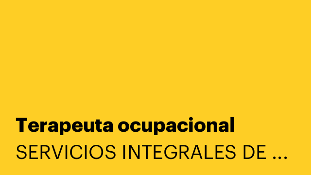 Terapeuta ocupacional