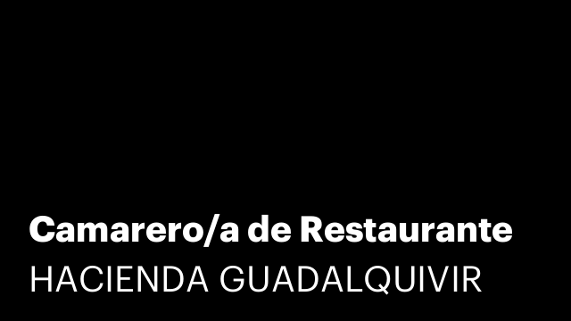 Camarero/a de Restaurante