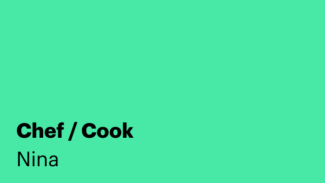 Chef / Cook