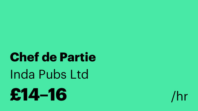 Chef de Partie
