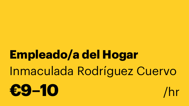 Empleado/a del Hogar