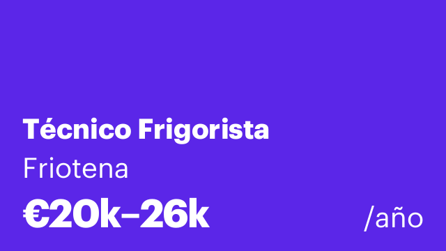 Técnico Frigorista