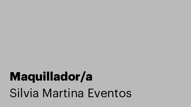 Maquillador/a
