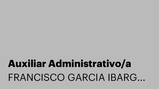 Auxiliar Administrativo/a