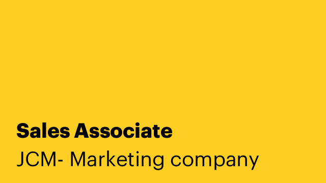 Sales Associate