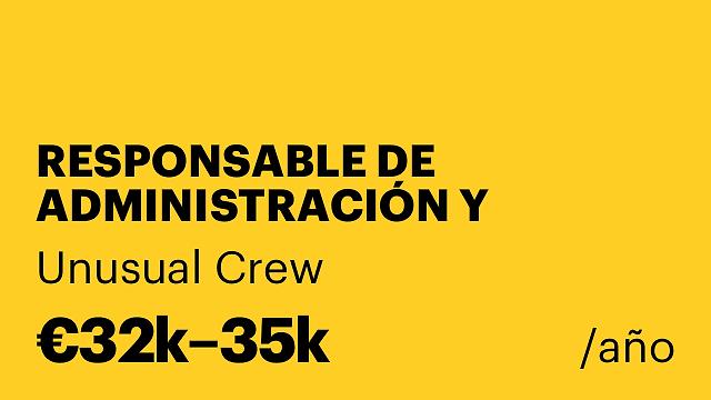 RESPONSABLE DE ADMINISTRACIÓN Y FINANZAS | 40H | BARCELONA