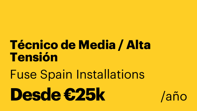 Técnico de Media / Alta Tensión
