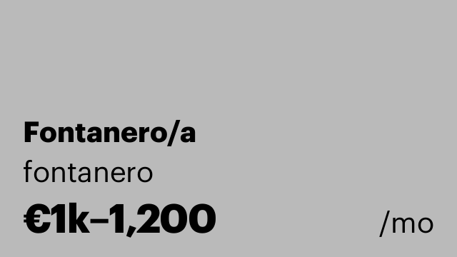 Fontanero/a