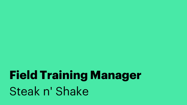 Field Training Manager