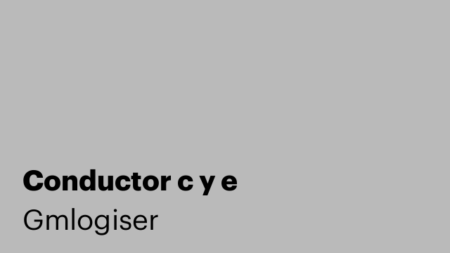 Conductor c y e