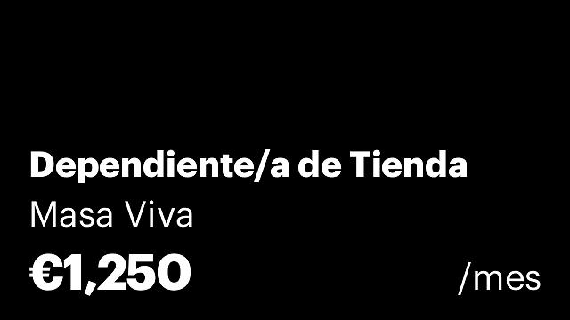 Dependiente/a de Tienda
