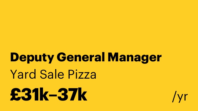 Deputy General Manager