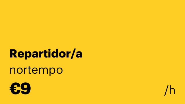 Repartidor/a