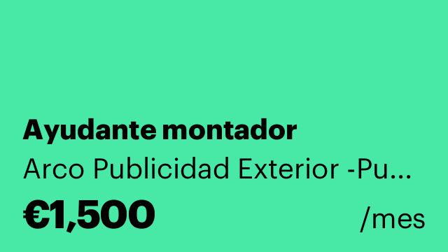 Ayudante montador