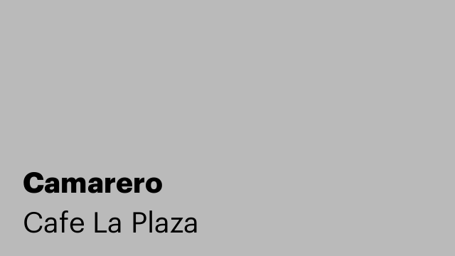 Camarero