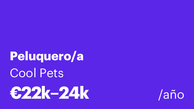 Peluquero/a