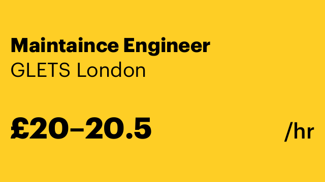 Maintaince Engineer