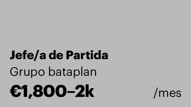 Jefe/a de Partida