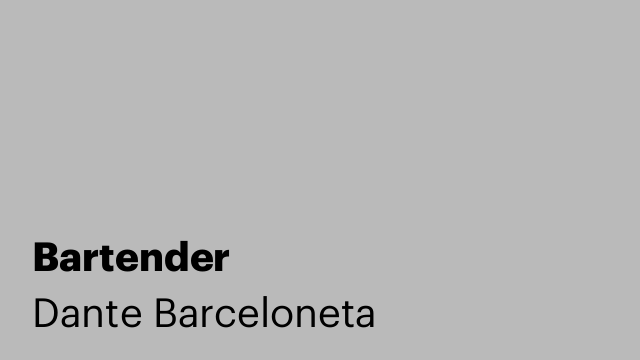 Bartender
