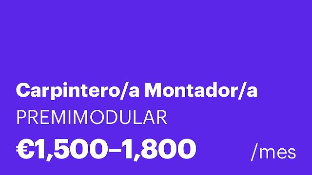 Carpintero/a Montador/a