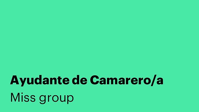 Ayudante de Camarero/a