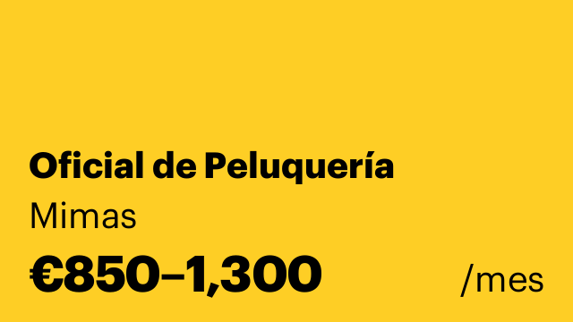Oficial de Peluquería