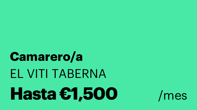 Camarero/a
